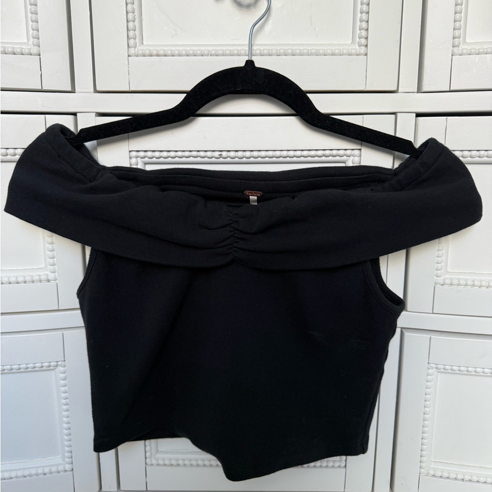 New With Tags Free People Crop Off the Shoulder top